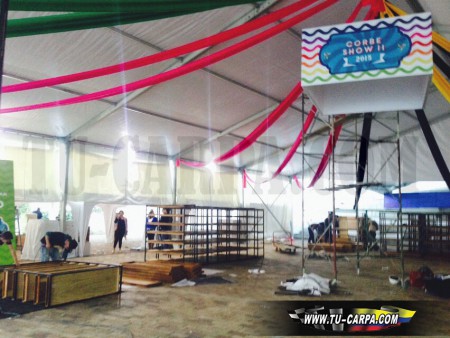 Carpas tipo pabellon para eventos